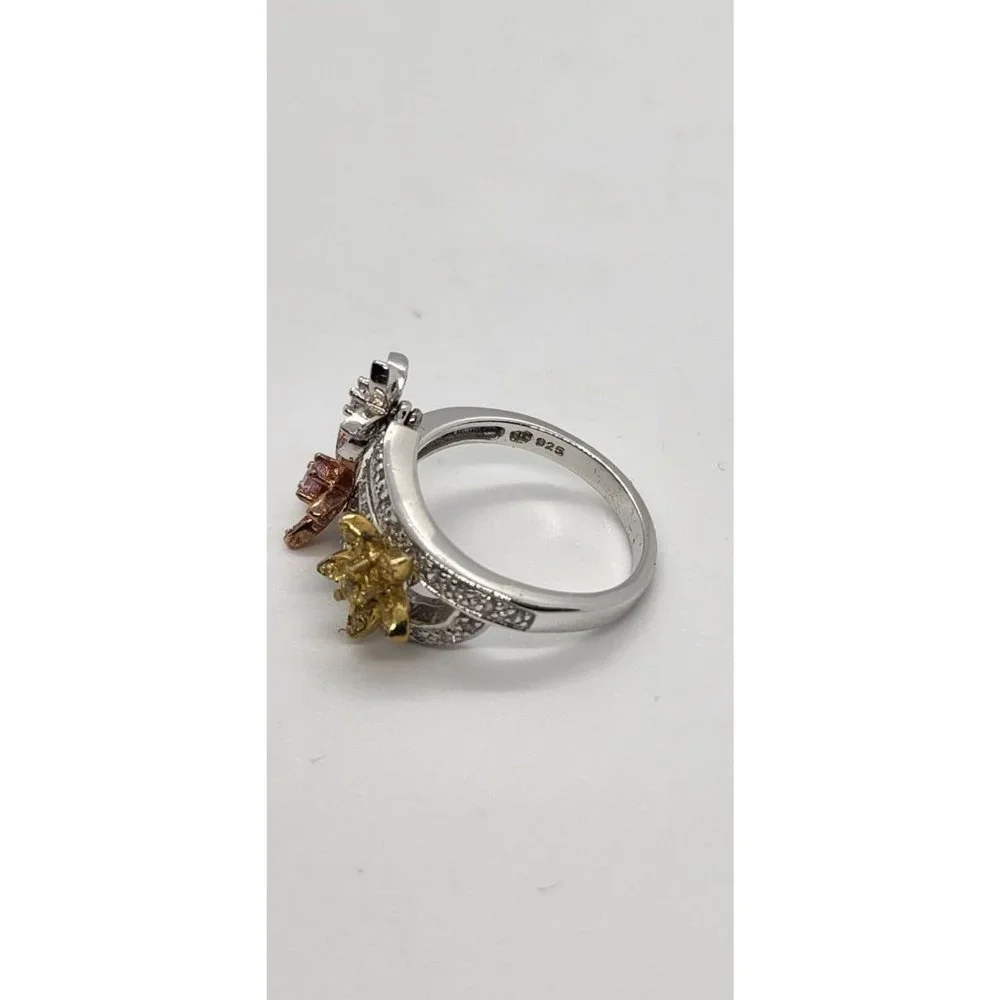 925 STERLING SILVER CZ RING SIZE 7